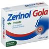 Zentiva Italia Zerinol Gola Menta 20mg Ambroxolo Cloridrato per Mal di Gola Acuto, 18 Pastiglie