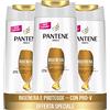 Pantene Pro-V Shampoo Protezione Cheratina, Rigenera e Protegge, Shampoo Capelli, per Capelli Deboli o Danneggiati, Ripara all'istante i Danni da Styling, 3 x 675 ML