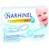 Narhinel Aspiratore Nasale Raffreddore Neonati E Bambini E 2 Ricambi Soft Con Filtro Assorbente