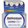 Multicentrum Uomo 50+ Integratore Alimentare Multivitaminico Vitamina D3 C B Zinco Magnesio 30 Compresse