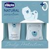 Chicco Natural Sensation Set Daily Protection Bagnoshampo 200ml Pasta Lenitiva 4in1 100ml