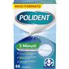 Polident 3 Minuti Pulitore Protesi Dentale Quotidiano 66 Compresse
