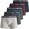 JACK & JONES Boxer da ragazzo Jack & Jones Oliver Trunk (confezione da 5)