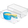 InterDesign iDesign Linus Organizzatore Cassetto Cucina, Plastica, Trasparente, 10.16x20.32x7.62 cm