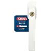 Abus Fg210 Maniglia con Blocco Antifurto, Set di 3, Serratura a Spinta con Cilindro per Finestre, Chiave Maestra, Livello di Sicurezza: 3, 59489, Bianco