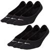 Nike 6 paia di calzini da donna Everyday Lightweight Footie, da donna, SX4863, Nero , 38-42
