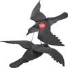 KADAX Corvi Scaccia Piccioni, Uccelli Finti Spaventa Passeri, Dissuasori per Uccelli, Deterrente in Plastica, Spaventapasseri da Balcone, Anti Piccioni (2)
