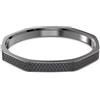 SWAROVSKI BRACCIALE RIGIDO DEXTERA, FORMA OTTAGONALE PLACCATO RUTENIO, L