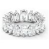 SWAROVSKI ANELLO VITTORE, TAGLIO DROP PLACCATO RODIO, 60
