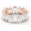 SWAROVSKI ANELLO VITTORE, TAGLIO DROP PLACCATO ORO ROSA, 60