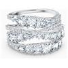 SWAROVSKI ANELLO TWIST WRAP, TAGLIO MISTO 58