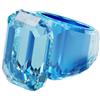 SWAROVSKI ANELLO COCKTAIL LUCENT AZZURRO, 58