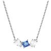 SWAROVSKI PENDENTE MESMERA, BLU E BIANCO, PLACCATURA RODIO 5668276