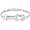 SWAROVSKI BRACCIALE DEXTERA,LINK MISTI PLACCATO RODIO, XL
