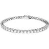 SWAROVSKI BRACCIALE MATRIX TENNIS, TAGLIO TONDO, PICCOLO BIANCO, L