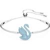 SWAROVSKI BRACCIALE SWAROVSKI ICONIC SWAN BLU