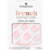 Essence Unghie Unghie finte French MANICURE Click-On Nails 01 Classic French
