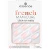 Essence Unghie Unghie finte French MANICURE Click-On Nails 02 Babyboomer Style