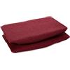 Eysa Italia Ulises Coprisedia, Poliestere-Cotone, Rosso, 40 a 50 cm, 2 unità