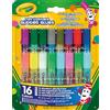 Crayola - Colle Glitter in tubetto, lavabili, 16 colori assortiti, per scuola e tempo libero, 69-4200