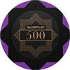 SLOWPLAY Nash Fiches da poker in argilla | 50 Pezzi di Fiches da Poker Texas Holdem, 14g Fiches da poker [con valore] | Squisita fattura e design (500)