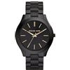 Michael Kors Slim Runway analogo con acciaio inossidabile tono nero per orologi da donna MK3221