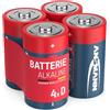 ANSMANN Red 5015581 Lr20 Mono D 4X Alcaline Batteria Alcaline
