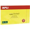 APLI 15002-100H Foglio adesivi giallo fluo 125 x 75 mm