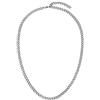 Purelei® Collane da uomo (argento), catene ro, impermeabili, in acciaio inox per uomo e donna, collane in diversi stili e lunghezze, regalo per uomini, 3,5 mm, Acciaio inossidabile