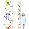 AMJKEJI Tabella di altezza per bambini, 200 × 20cm Bambini Altezza Misura Grafico, Scala di Altezza Rimovibile Tela, Parete Portatile Grafico Altezza Muro per Ragazzi, Ragazze