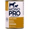 Monopro lo specialista Adult All Breeds Patè Grain Free 400 gr - Pollo - Umido Monoproteico Cane - 1° ORDINE? scegli lo sconto BZR5 / BZR20 + 200 punti fedeltà