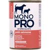Monopro lo specialista Adult All Breeds Patè Grain Free 400 gr - Salmone - Umido Monoproteico Cane - 1° ORDINE? scegli lo sconto BZR5 / BZR20 + 200 punti fedeltà