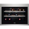 AEG KWE884520M Cantinetta Vino 18 Bottiglie Classe energetica F 3 Ripiani Illuminazione LED Controllo Elettronico della Temperatura Allarme Acustico Porta Aperta 45.5 cm Inox"