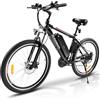 KAISDA Bicicletta Elettrica K26M 26,Mountain Bike Elettrica per Uomo/Donna,Con Batteria rimovibile da 36 V/12.5 Ah,Cambio 21 Velocità, E-Mountain Bike fino a 40-75 KM