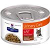 Hill's Prescription Diet Feline C/D Urinary Care Stress Spezzatino con Pollo e Verdure per Gatti da 82 gr