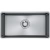 Franke: Lavello una vasca Maris Quiet Sottotop MQX 110-82 122.0694.479 finitura inox satinato da 86x46.4 cm