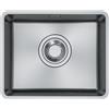 Franke Lavello una vasca Maris Quiet Sottotop MQX 110-50 122.0694.477 finitura inox satinato da 54x44 cm