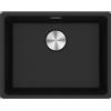 Franke PRONTA CONSEGNA - Franke: Lavello una vasca Vasche Sottotop Maris MRG 110-52 125.0686.716 finitura fragranite nero da 55.3x43.3 cm