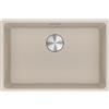Franke Lavello una vasca Vasche Sottotop Maris MRG 110-62 125.0686.728 finitura fragranite sahara da 65.3x43.3 cm