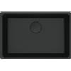 Franke PRONTA CONSEGNA - Franke: Lavello una vasca Vasche Sottotop Maris MRG 110-62 125.0686.723 finitura fragranite black matt da 65.3x43.3 cm
