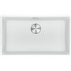 Franke PRONTA CONSEGNA - Franke Lavello una vasca Vasche Sottotop Maris MRG 110-72 125.0686.711 finitura fragranite bianco da 75.3x43.3 cm
