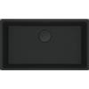 Franke PRONTA CONSEGNA - Franke Lavello una vasca Vasche Sottotop Maris MRG 110-72 125.0686.637 finitura fragranite black matt da 75.3x43.3 cm
