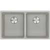 Franke: Lavello due vasche Vasche Sottotop Maris MRG 120-35-35 125.0686.734 finitura fragranite alluminio da 75.3x43.3 cm