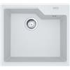 Franke PRONTA CONSEGNA - Franke Lavello una vasca Vasche Sopratop Urban UBG 610-50 114.0686.796 finitura fragranite bianco da 56x50 cm