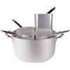 AGNELLI Casseruola 4 spicchi in alluminio cm 40