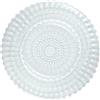 Le Coq Porcelaine LE COQ Helios Piatto segnaposto barocco trasparente cm 33,5 - Confezione da 6 pezzi