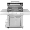 Pianeta Grill Barbecue a gas Fry Top 750 4 fuochi con carrello Sun Grill Pianeta Grill