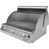 Pianeta Grill Barbecue a gas Fry Top 750 3 fuochi da appoggio Pianeta Grill, con pietra ollare