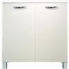 Base cucina con ripiano e 2 ante bianco easy, 80 cm
