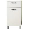 Base cucina con cassetto e un'anta bianco - easy plus - 40 cm